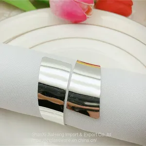 High Quality Wedding Banquet Decorations Napkin Ring Gold Silver Luxury For Tableware thumbnail-5