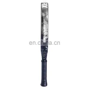 2024 Good Quality Padel Rackets Factory Padel Rackets Carbon Fiber Custom Design Paddle Professional Logo Round thumbnail-3