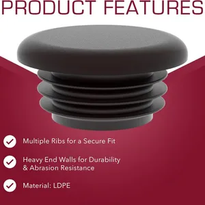 Furniture Table Chair Sofa Tube Pipe Plug Accessory Chair Foot Protection Tip thumbnail-2