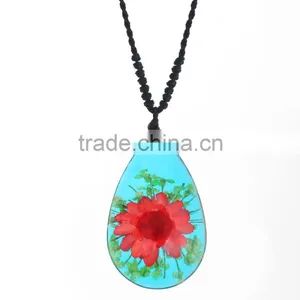 Lovely Gift Real Flowers Resin Fashion Pendant thumbnail-3