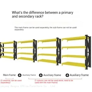Extra Heavy Duty Storage Rack| Model HR-200|for Palletized Goods & Industrial Equipment Storage thumbnail-3