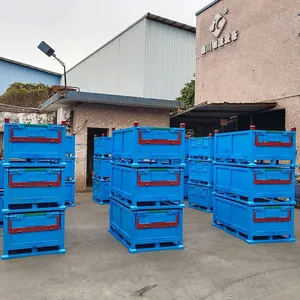 Stackable Steel Transport Box With Reinforced Corner Protection thumbnail-5