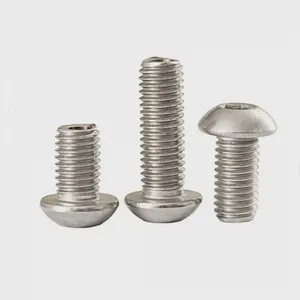 ISO 7380 M3-M12 Pan Head Screw With A2/A4 Metric Measurement Plain Surface Treatment thumbnail-1