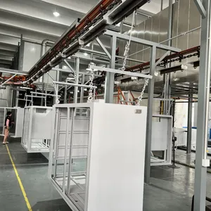 【Automatisierte Pulverbeschichtungsanlage optimiert für die Massenfertigung von Metallschrankgehäusen】， thumbnail-1