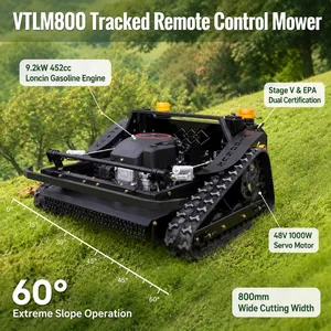 Vigorun Remote Grass Cutter CE/EPA 60° Extreme Slope Design 200m Wireless Control Crawler Lawn Mower Agricultural Orchard thumbnail-1