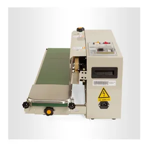 MO-QDMECH Continuous Band Sealer Automatic Bag Sealing Machine BZ050 Conveyor Type Sealer 1-12m/min Food Packing thumbnail-2