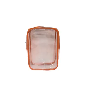 Clear PVC Cosmetic Bag thumbnail-1
