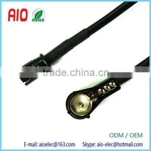 Right Angle 90 ISO Male to Raku Female Rast II Aerial Roof Antenna Adapter Cable for Car Pkw Kfz Vw thumbnail-1