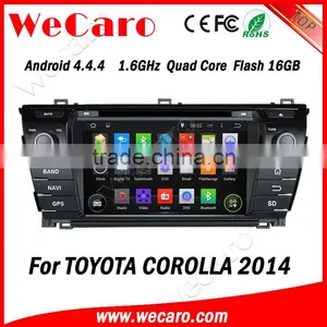 Wecaro WC-TC7019 Android 4.4.4 Car Multimedia System in Dash for Toyota Corolla Mp3 cd Player 1080p 2014 2015 thumbnail-1
