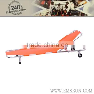 Adjustable Aluminum Folding Patient Stretcher thumbnail-2