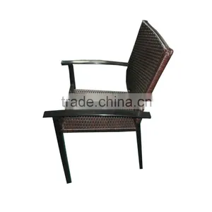 4PCS/SET Coffee Shop Tables And Chairs Wicker Vintage Outdoor Rattan Dining Table And Chair Quality Choice thumbnail-2