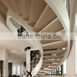 Natural Oak Curve Stair Treads thumbnail-5