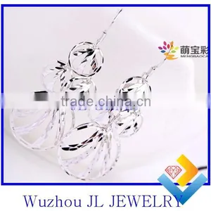 Fashion Party Decor Sexy Shambhala Bead Wholesale Earring Accessories 925 Silver Jewelery Charm Earring thumbnail-6