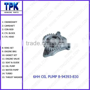 6HH1 OIL PUMP 8-94393-830 thumbnail-1