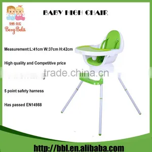 China Professional Manufacturer Lowest Price Quick Mounting Eco-friendly Plastic High Chair Sale thumbnail-2