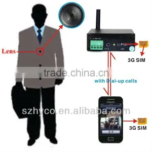 Real-time Video Suveillance Hidden 3G Button Camera thumbnail-1