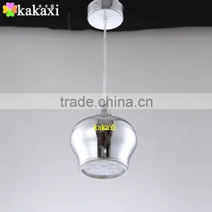 Creative LED Droplight 18W Plating Silver Color Lantern Chandelier Dining Room LED Pendant Lights thumbnail-3