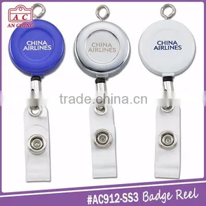 Diy Retractable Badge Holder Pull Reel With 360 Degree Swivel Clip thumbnail-2