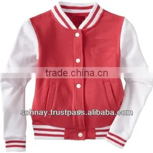 Women Letterman Varsity Jacket With Customized Logo thumbnail-1