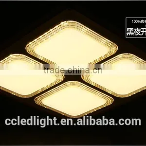 Square Aluminum Acrylic Ceiling Mount Led Lighting, House Living Ceiling Light thumbnail-6