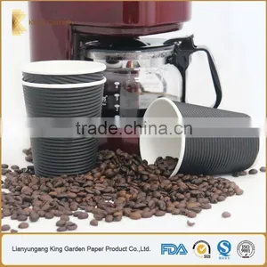 12oz Double Wall Papeer Cups Black thumbnail-5