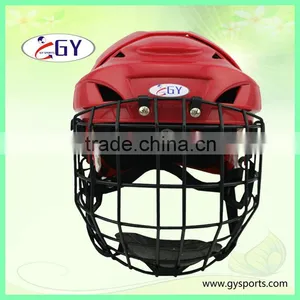 Safety Ice Hockey Helmet With Wire Cage Face Mask thumbnail-3