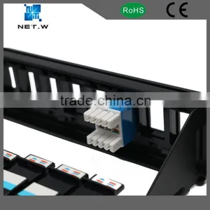 Loaded 24Port Cat6 Rj45 Module Patch Panel thumbnail-1
