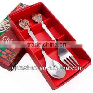 Stainless Gift Cutlery With Spoon and Fork Composed and Nice Design thumbnail-1