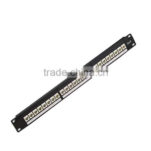19 Inches Plastic Blank UTP 24 Port Patch Panel thumbnail-1