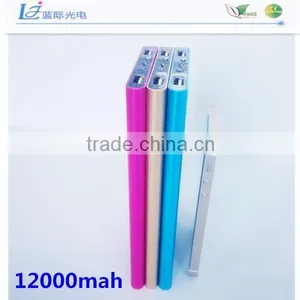2015 Hot Power Bank For Laptop Slim Portable Power Bank 12000mah thumbnail-1