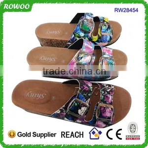 2015 New Design Durable Good Quality Outdoor Cork Slippers Wholesale thumbnail-2