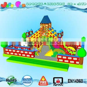 Big Halloween Castle Kids Inflatable Trampoline,inflatable Knights Inflatable Dragon City Playground thumbnail-1