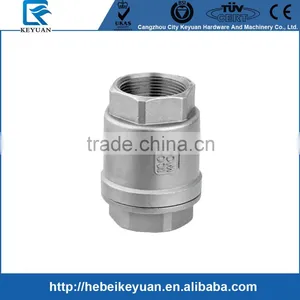1000WOG Working Pressure Vertical Spring Check Valve Threaded Ends thumbnail-1