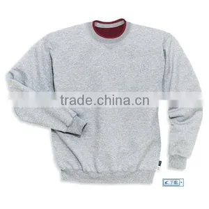 Wholesale Winter Knitted Crewneck Long Custom Sweatshirts OSH245 Wool Fashionable thumbnail-1