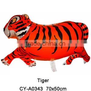 2016 Advertising Jungle Tiger Shaped Foil Balloon Inflatable Animal Helium Balloon Party Decoration thumbnail-1