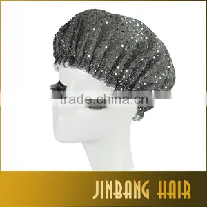 2016 New High Quality Night Sleep Cap Bonnet Hat For Long Hair Lady Girl Silk Hair Bonnet Nightcap thumbnail-3