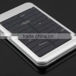 Factory High Quality 2600mah USB Mobile Solar Charger With LED Flashlight for Mobiles thumbnail-1