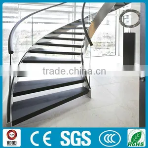 Curved Wooden Stairs thumbnail-1