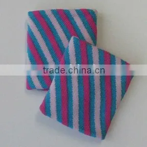 Custom Sports Sweat Cotton Fashionable Wristband thumbnail-1