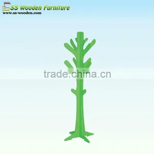 Wooden Tree Shaped Clothing Hangers TH-1204040A thumbnail-1