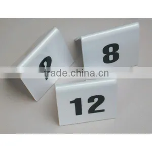 PVC Plastic Table Car Number Display Stand Quality Choice thumbnail-2