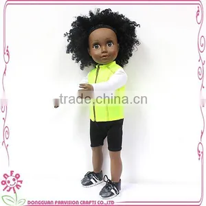 Baseball Black Doll With Wholesale Sneakers Shoes for Dolls thumbnail-1