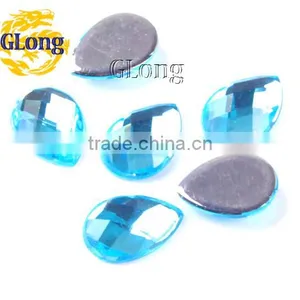 10*14mm Water Drop 3D Shaped Acrylic Flat Back Mix Color Rhinestone & Crystal For Stylish Bags Garment Shoes #GY015-14(Mix-s) thumbnail-5