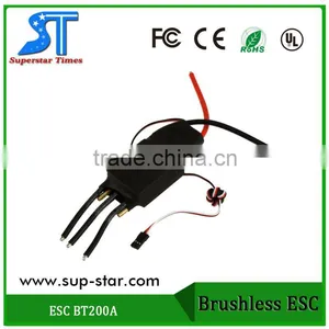 200A Brushless Water Cooling Electric Speed Controller ESC With 5V/5A SBEC for RC Boat Model thumbnail-1