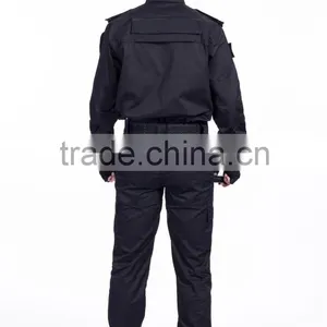 Custom Short / Long Sleeve Black Wearproof Security Guards Uniform thumbnail-3
