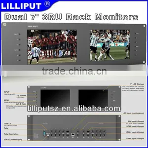 Lilliput 7 Inch Rack Mount Broadcast HD LCD Monitor for Professional Film thumbnail-1