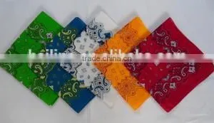 Custom Screen Printed Bandana,cotton Girl Bandanas,screen Printed Bandana thumbnail-1