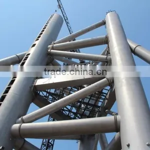 High Voltage Power Transmission Line Tubular Tower thumbnail-1