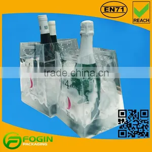 New Design PVC Transparent Wine Bag Cooler Bag thumbnail-1