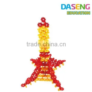 2015 High Quality Kids Top Selling Educational Snowflake Bricks Toy thumbnail-2